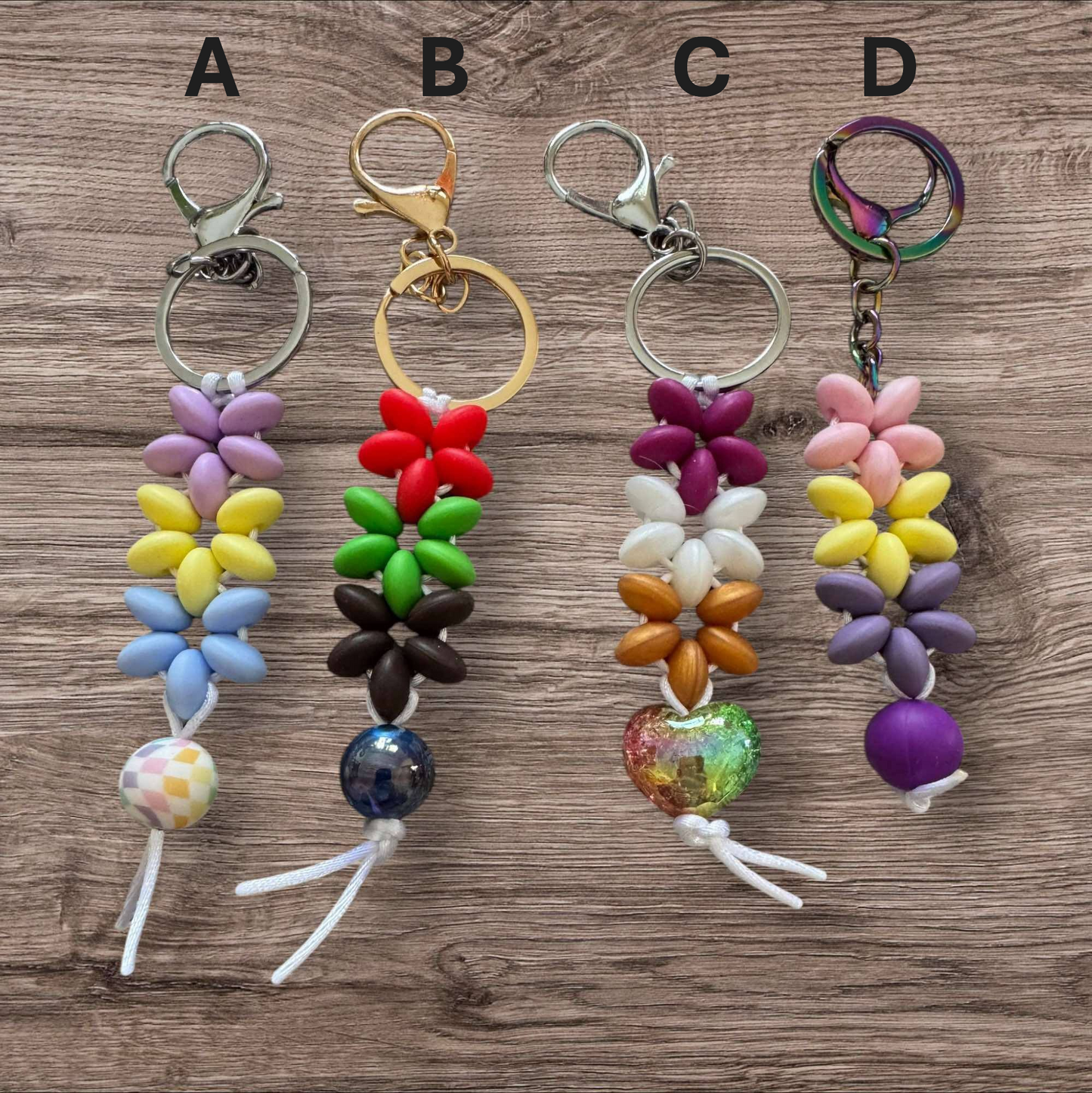 Flower Keychains #1